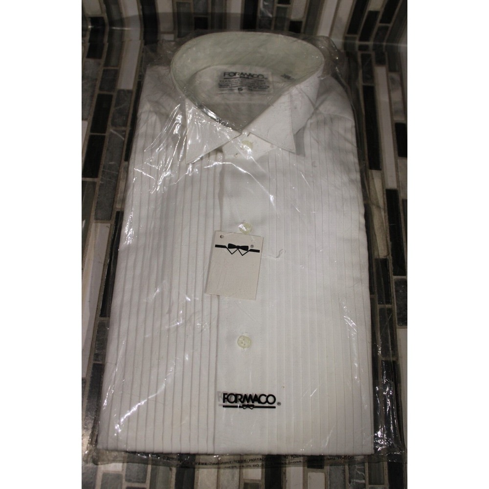 Vintage‎ Formaco Tuxedo Shirt Size 15 34